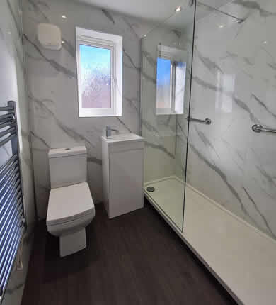 new bathroom with shower bathrooms sheffield