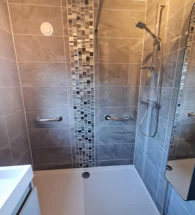 new bathroom and shower fitted in sheffield
